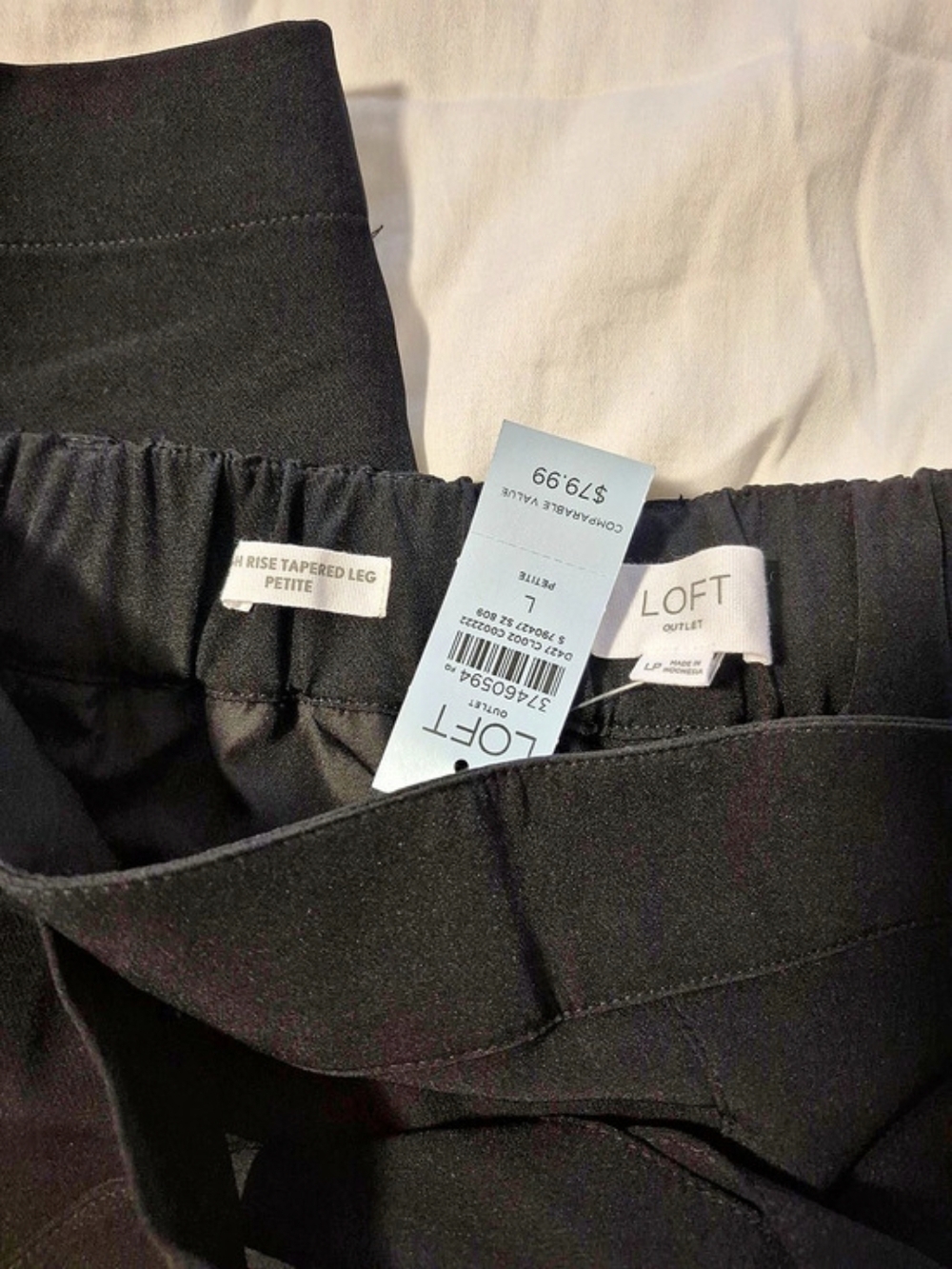 LOFT Black Skort Size Large NWT - Picture 3 of 3